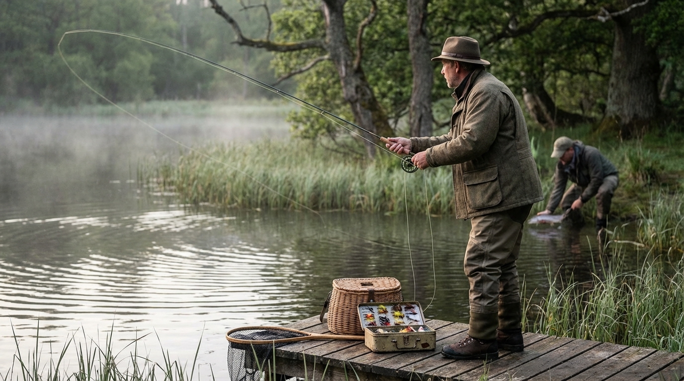Comment pêcher la truite en étang : guide complet