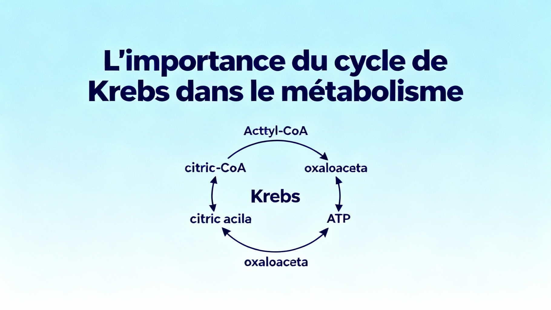 L'importance du cycle de Krebs dans le métabolisme