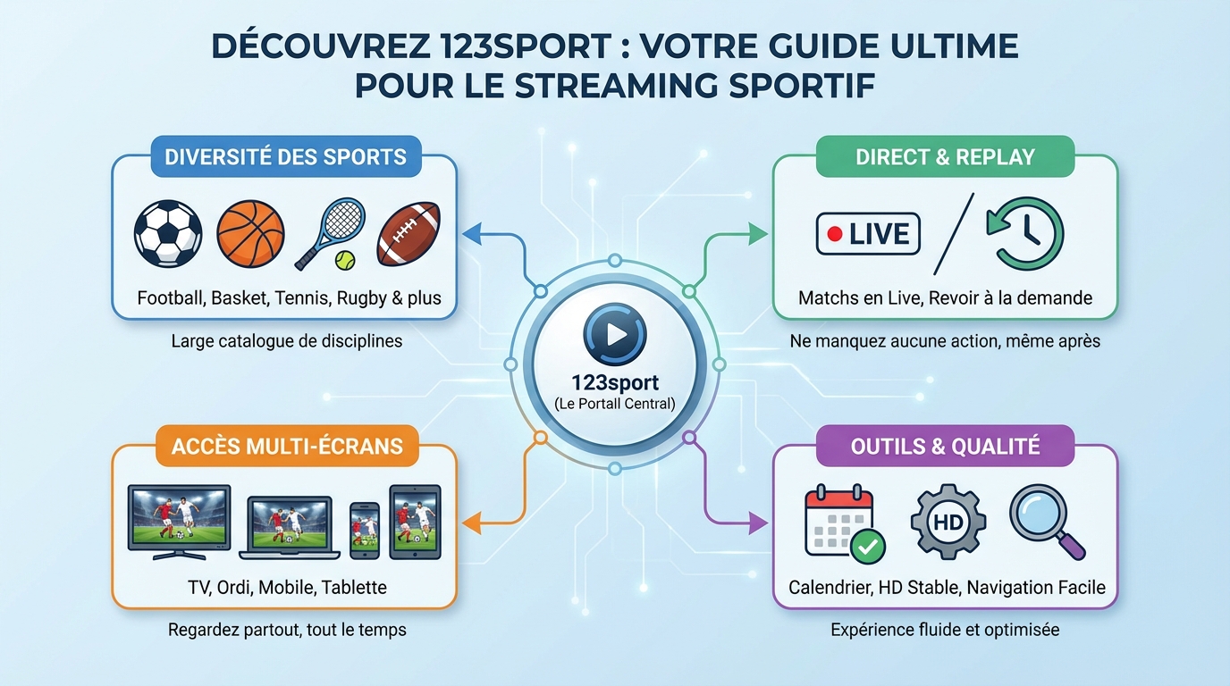 Découvrez 123sport : votre guide pour le streaming sportif 1 Comment accéder à 123sport ?