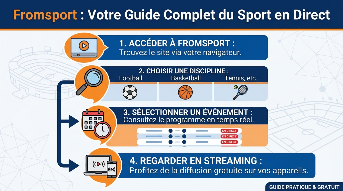 Fromsport : votre guide complet pour regarder le sport en direct 1 Les sports disponibles sur Fromsport