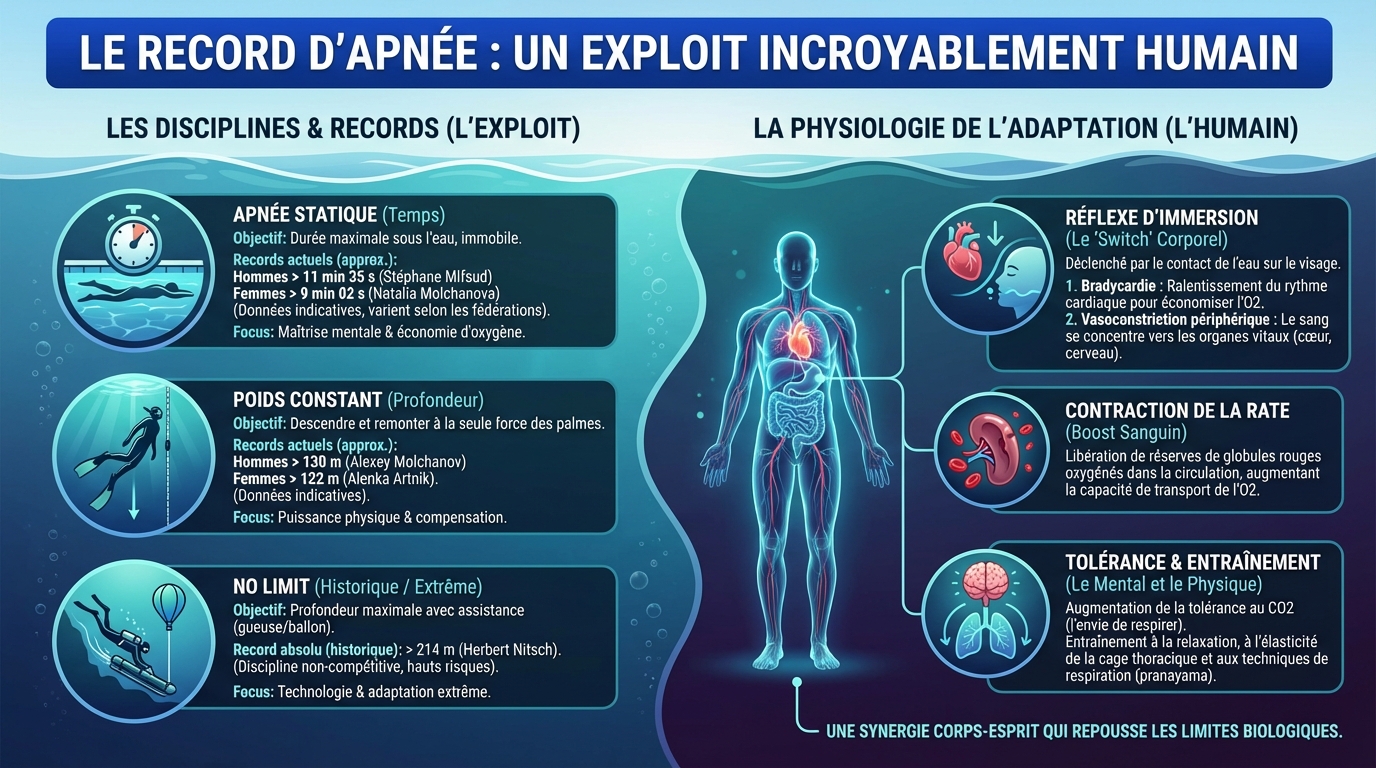 Les techniques d'apnée