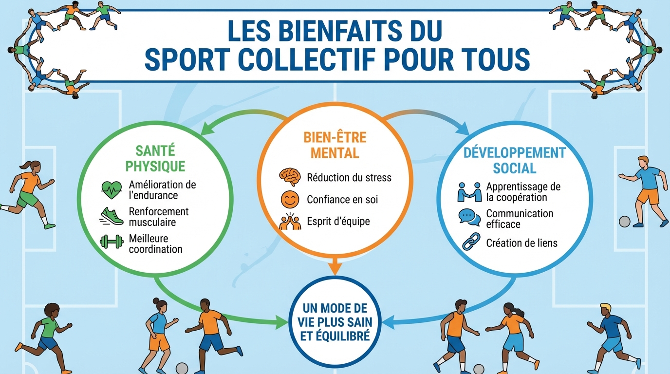 Les bienfaits du sport collectif pour tous 1 Les bienfaits du sport collectif
