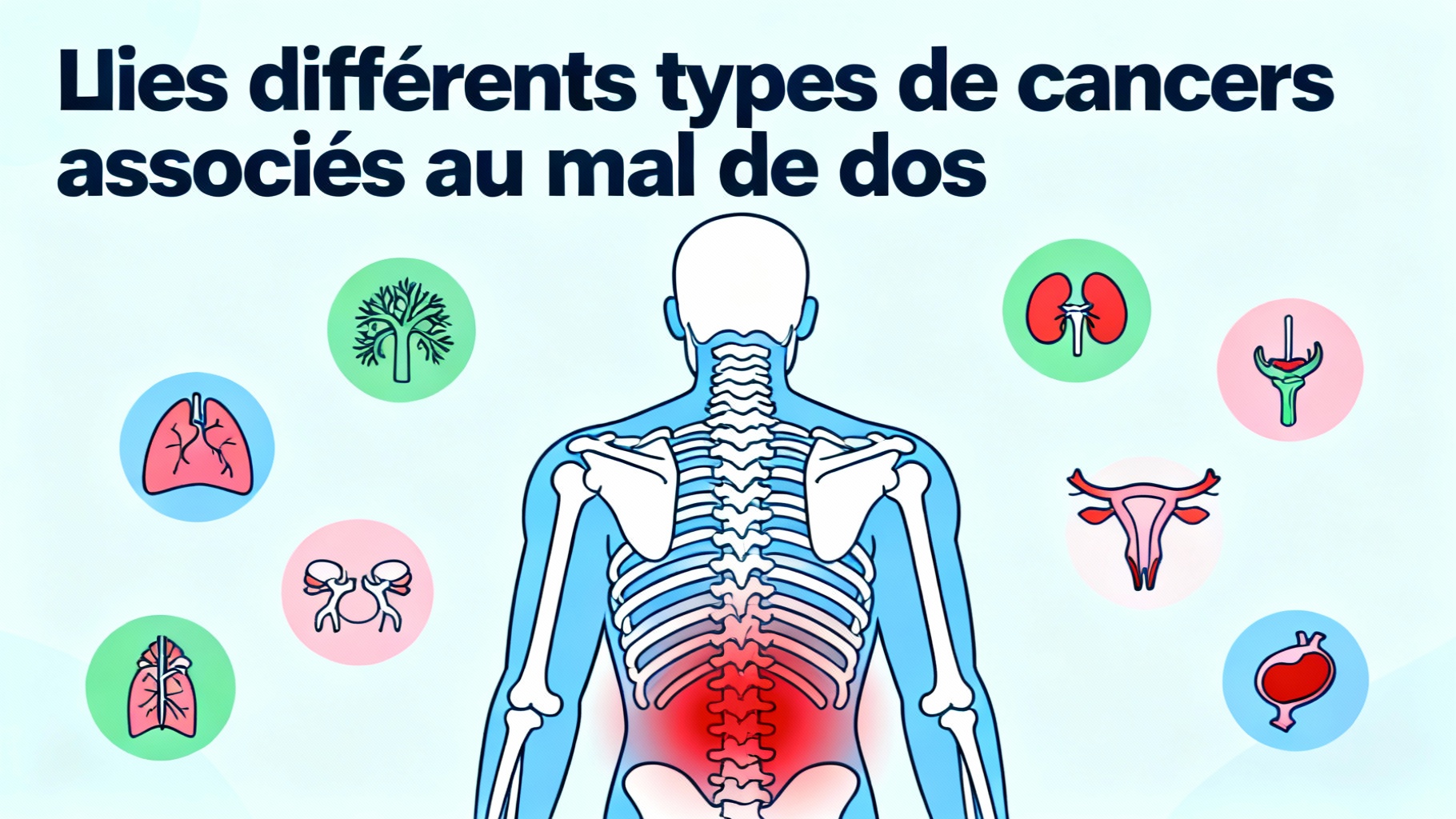 Mal de dos : Signes d'alerte de cancer à ne pas ignorer 1 Les différents types de cancers associés au mal de dos