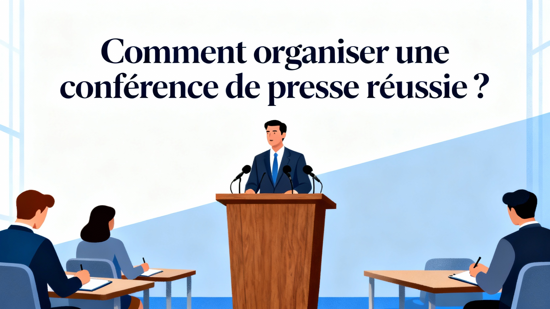 Tout savoir sur la conférence de presse 1 Comment organiser une conférence de presse réussie ?