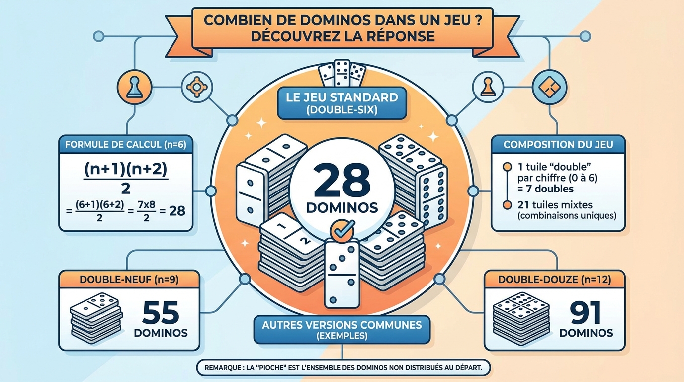 Les différents types de jeux de dominos