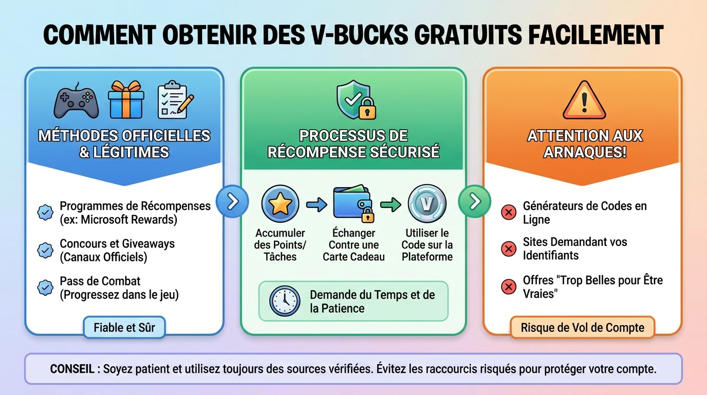 Méthodes pour obtenir des V-Bucks gratuits