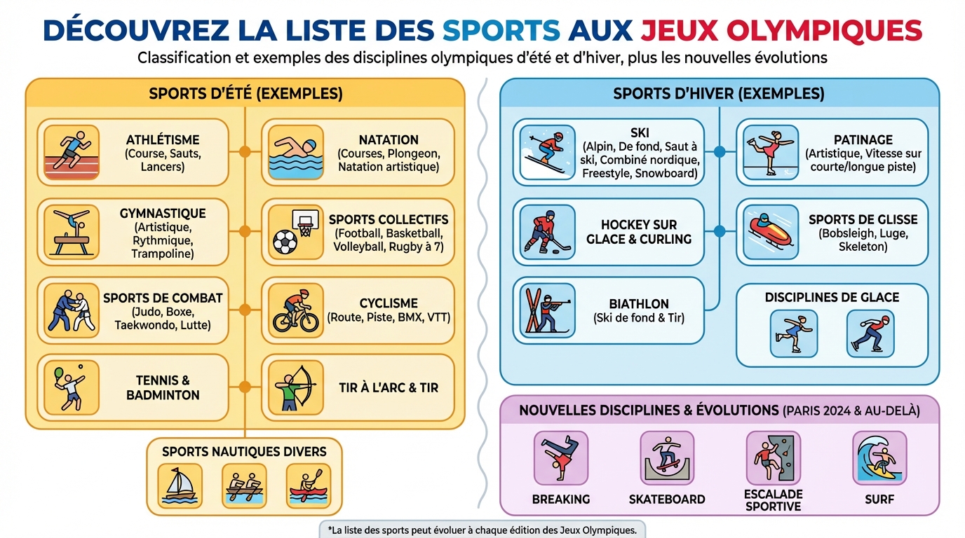 Liste des sports olympiques