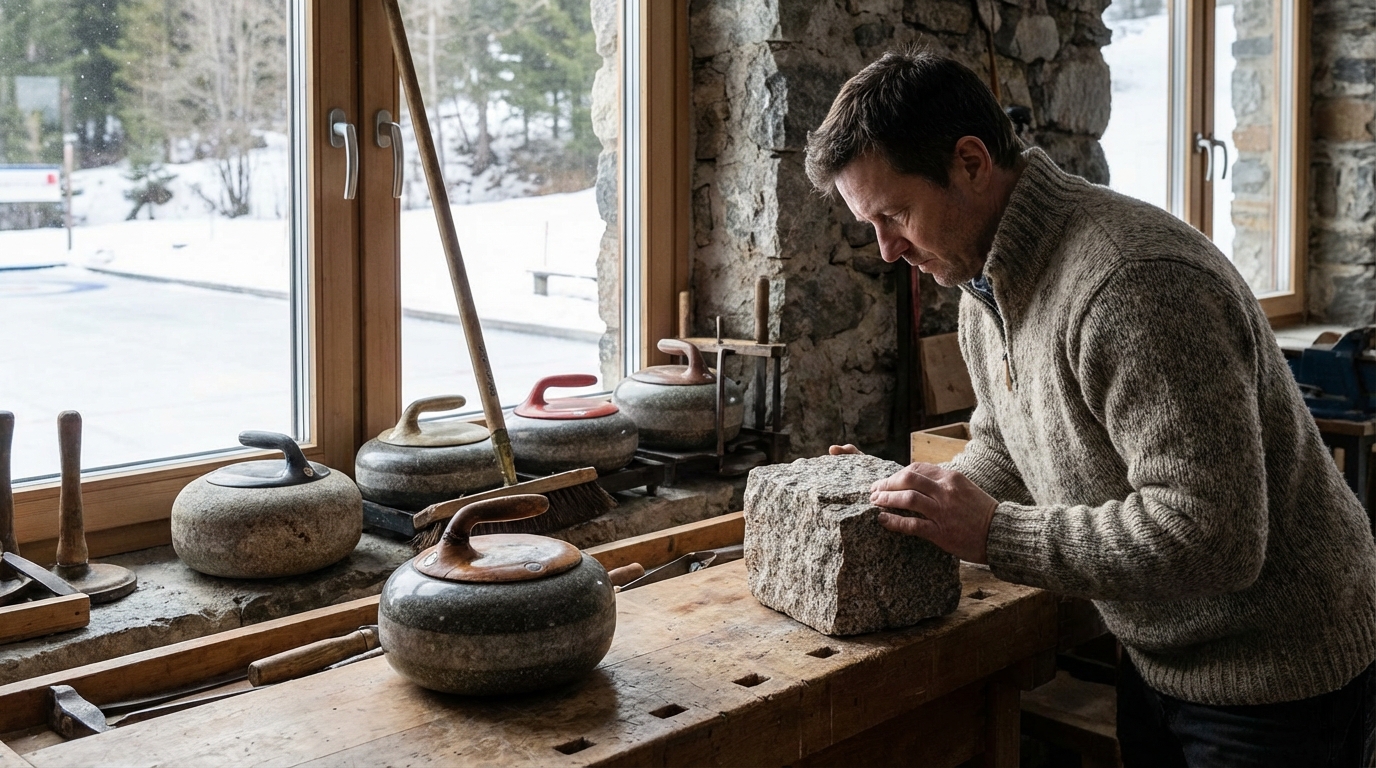 Découvrez la pierre de curling : histoire et caractéristiques