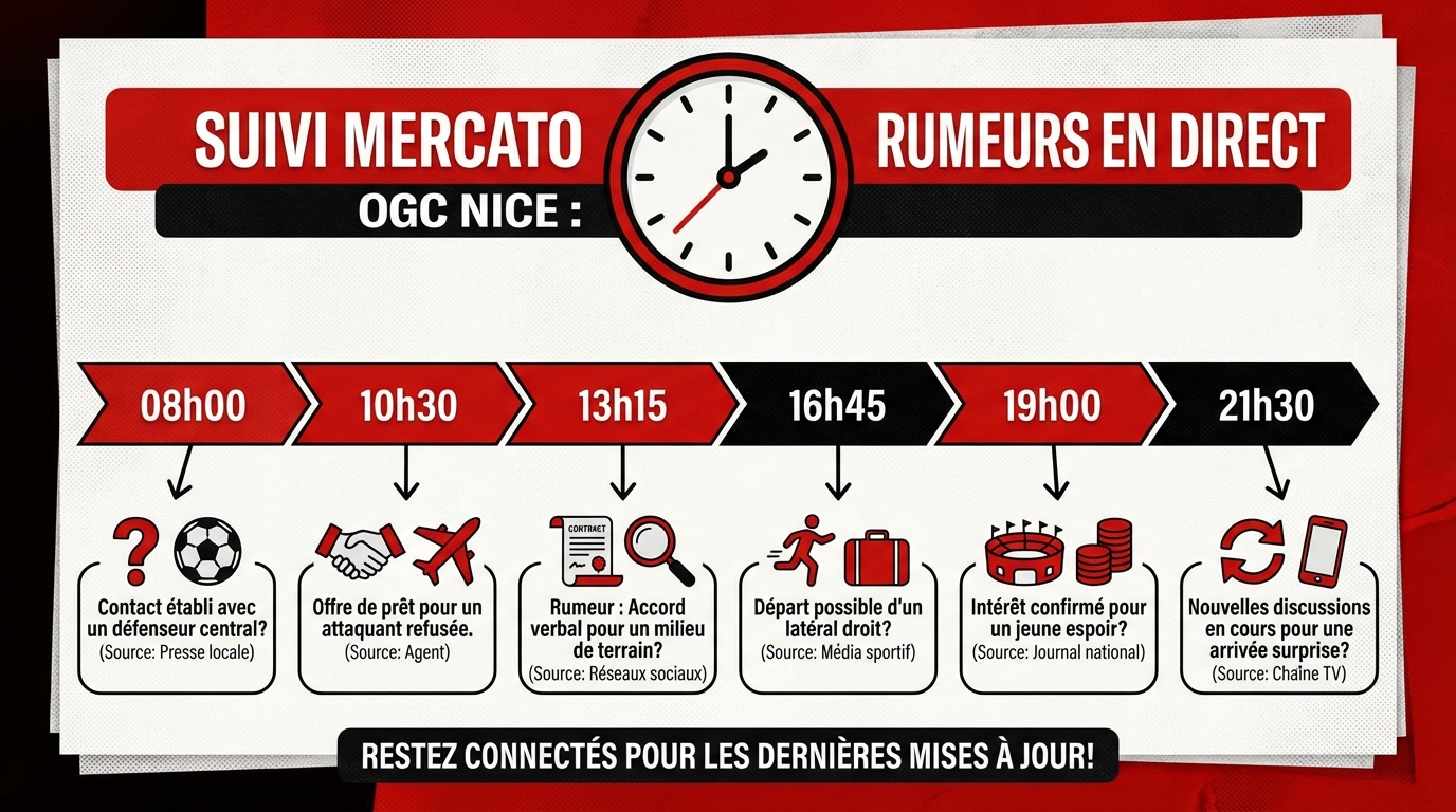 Rumeurs mercato nice heure par heure : suivez les transferts 1 Analyse des transferts potentiels