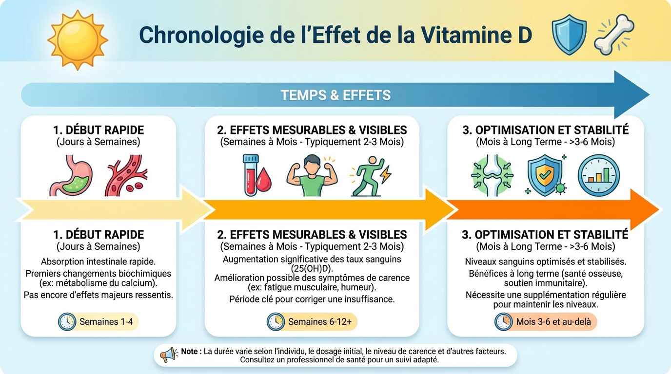 Délai avant de ressentir les effets