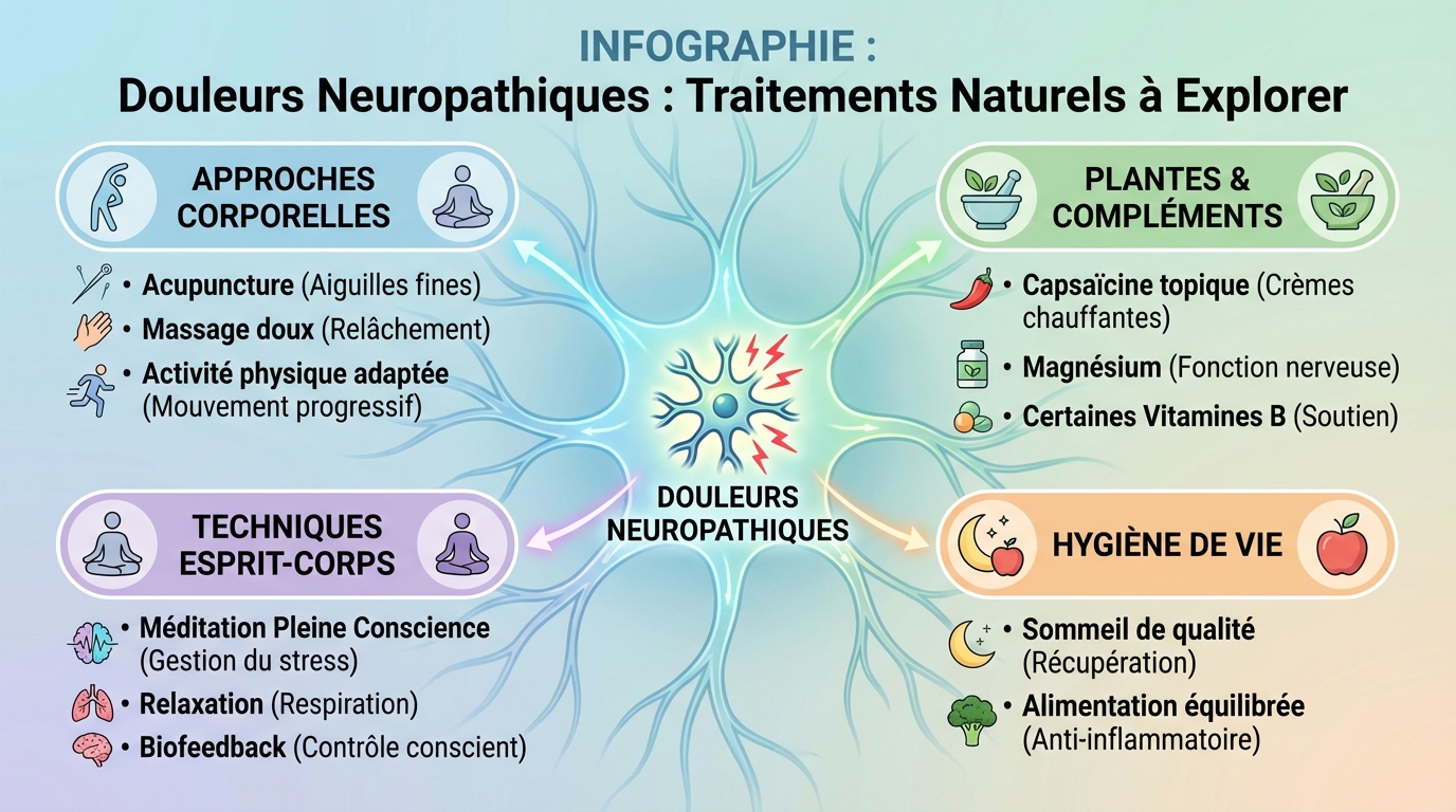 Traitements naturels pour les douleurs neuropathiques