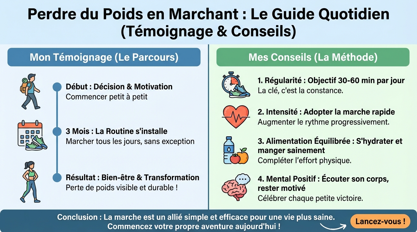 J'ai maigri en marchant tous les jours : témoignage et conseils 1 Les bienfaits de la marche quotidienne