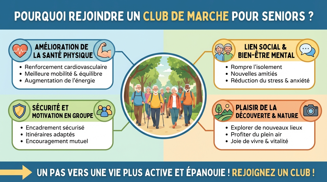 Comment choisir un club de marche adapté