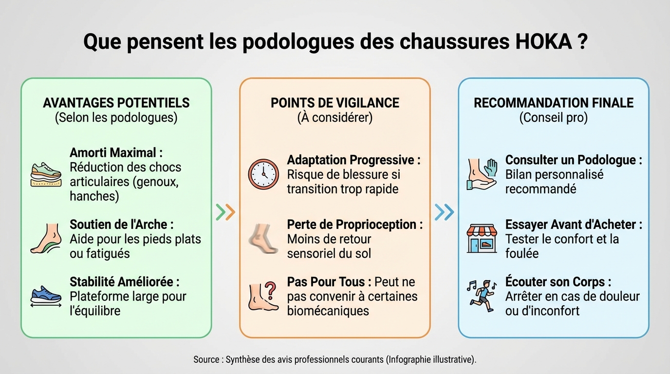 Que pensent les podologues des chaussures hoka ? 1 Les avis des podologues