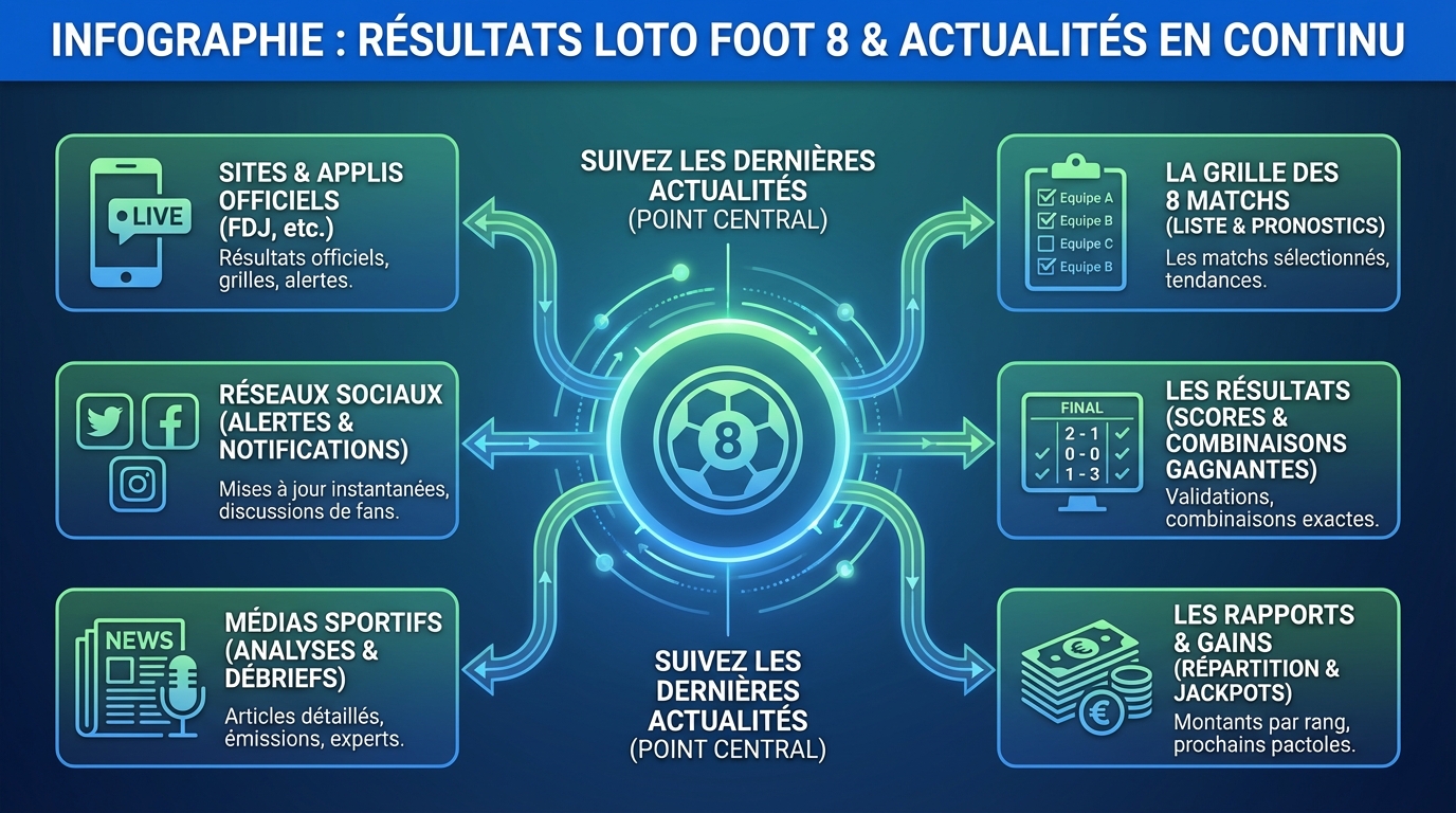 Résultat loto foot 8 : suivez les dernières actualités 1 Résultats récents du Loto Foot 8