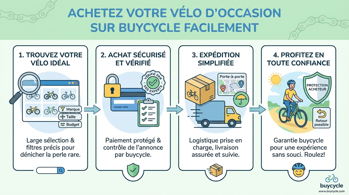 Achetez votre vélo d'occasion sur buycycle facilement 1 Qu'est-ce que Buycycle ?