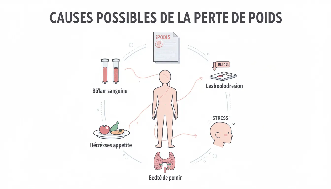 Causes possibles de la perte de poids