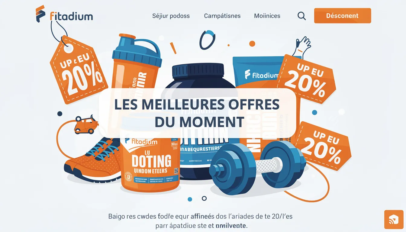 Code promo fitadium : économisez jusqu'à 20% sur vos achats 1 Les meilleures offres du moment