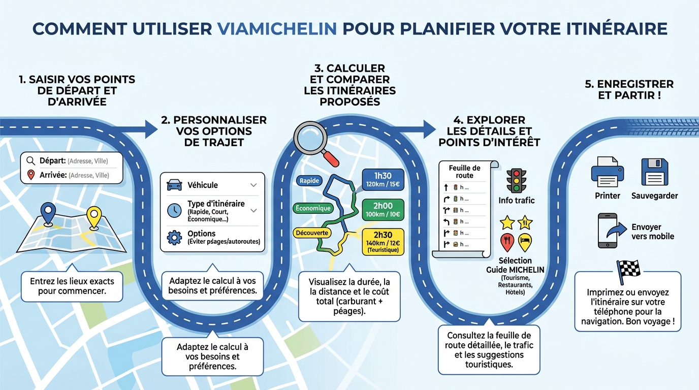 Pourquoi choisir Michelin pour vos itinéraires ?