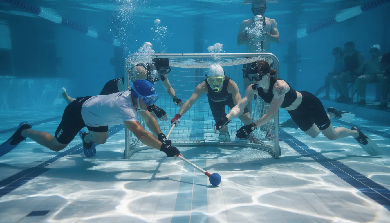 Découvrez l'octopush, le hockey subaquatique en plein essor