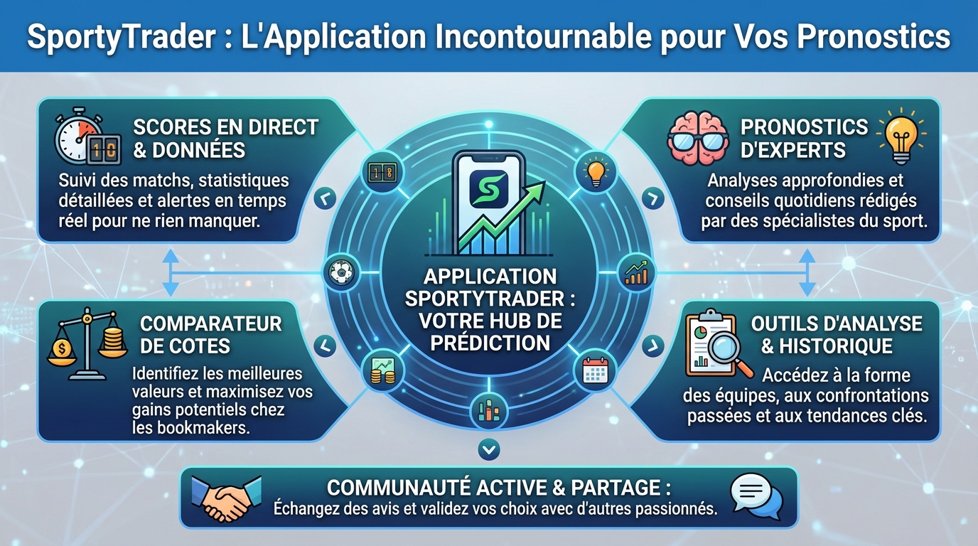 Découvrez sportytrader : l'application incontournable pour vos pronostics 1 Comparaison avec d'autres applications de pronostics