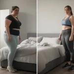 Ma transformation : perte de poids 10 kg avant/après