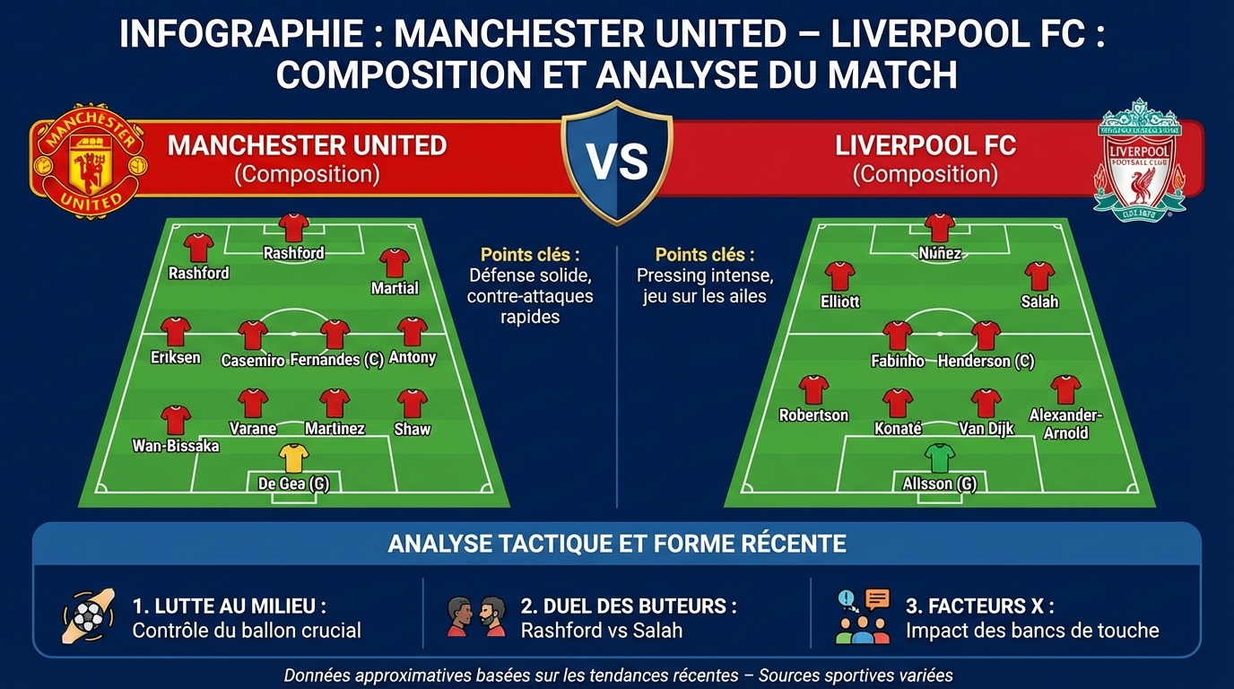 Manchester united – liverpool FC : composition et analyse 1 Analyse des équipes