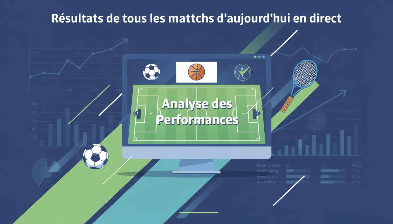 Résultats de tous les matchs d'aujourd'hui en direct 1 Analyse des Performances