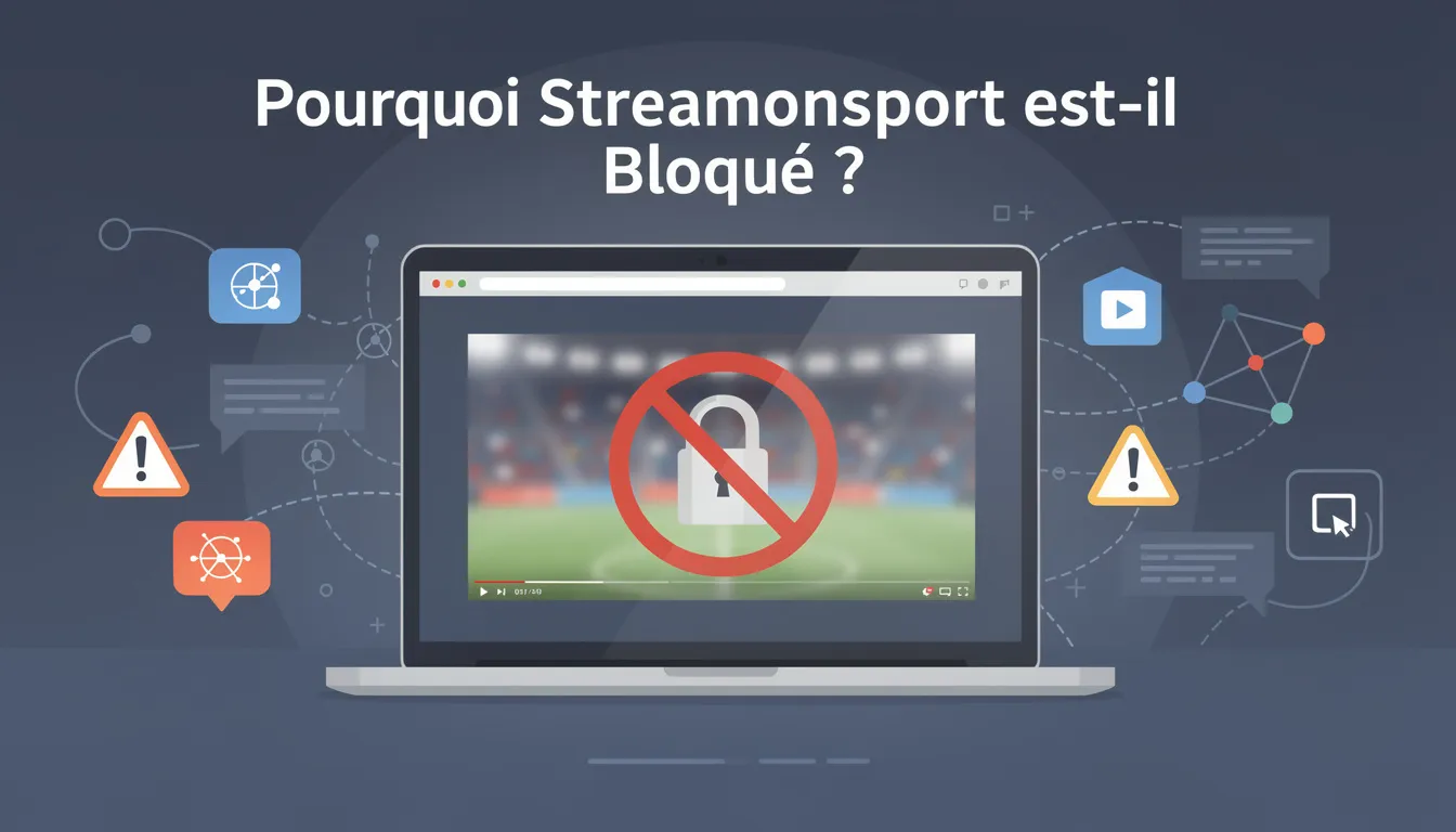Pourquoi Streamonsport est-il Bloqué ?
