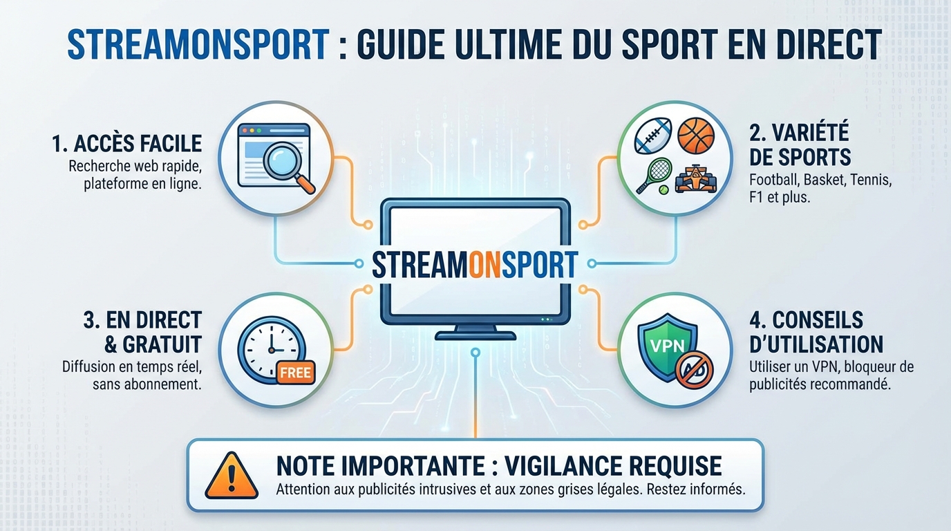 Avantages de Streamonsport